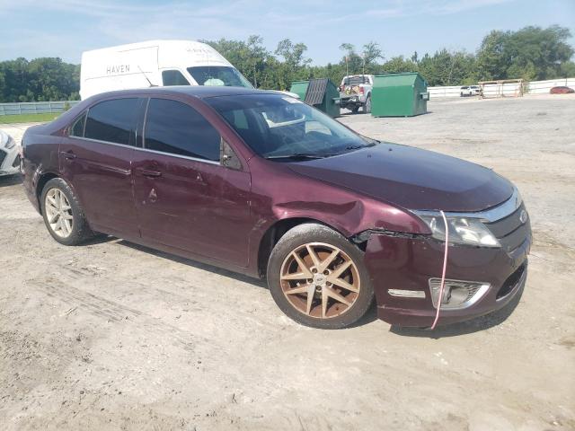 3FAHP0JA1CR320895 - 2012 FORD FUSION SEL PURPLE photo 4