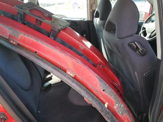 JHMGD38627S036895 - 2007 HONDA FIT S წითელი ფოტო 10