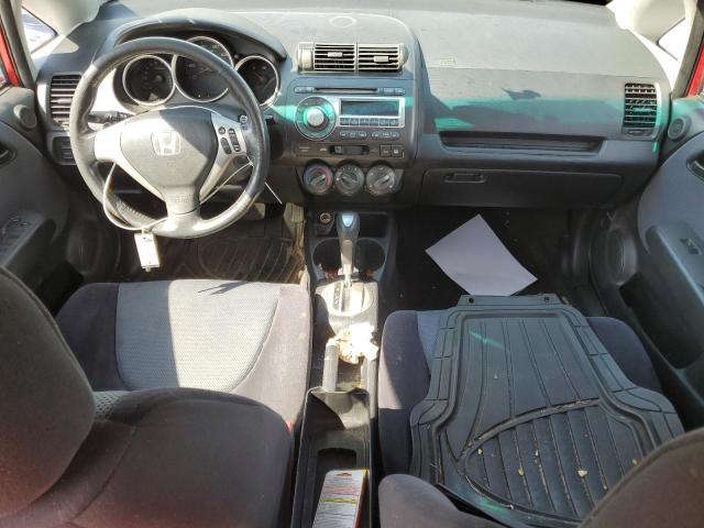JHMGD38627S036895 - 2007 HONDA FIT S წითელი ფოტო 8