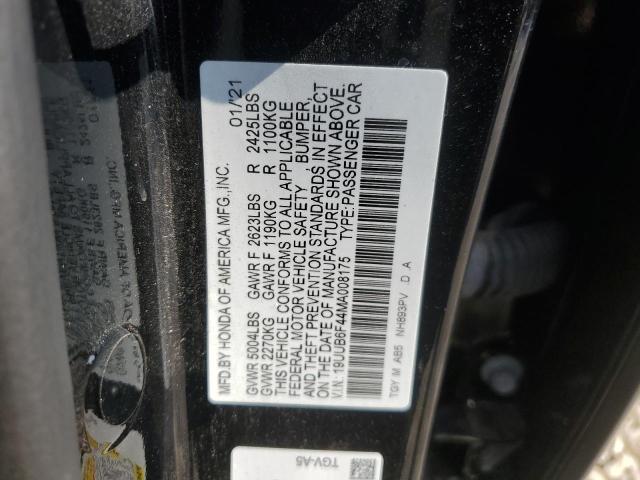 19UUB6F44MA008175 - 2021 ACURA TLX TECHNOLOGY Qara foto 12