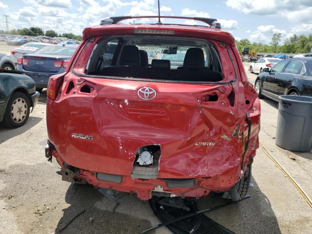 2T3YFREV9FW229145 - 2015 TOYOTA RAV4 LIMITED RED photo 6