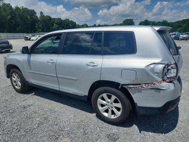 5TDZA3EH7DS036355 - 2013 TOYOTA HIGHLANDER BASE Серебристый фото 2