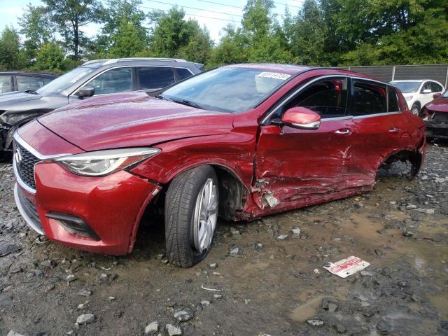 SJKCH5CP3JA059015 - 2018 INFINITI QX30 BASE RED photo 1