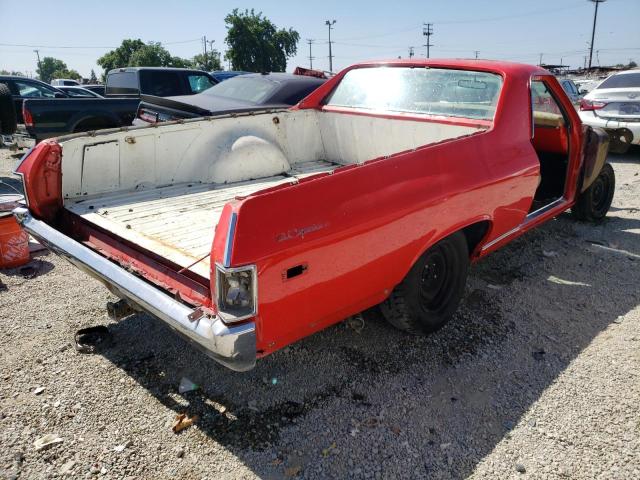 136809Z305229 - 1969 CHEVROLET ELCAMINO RED photo 3