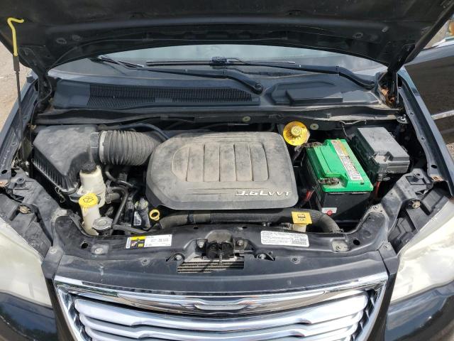 2C4RC1CG5ER164287 - 2014 CHRYSLER TOWN & COU TOURING L BLACK photo 12