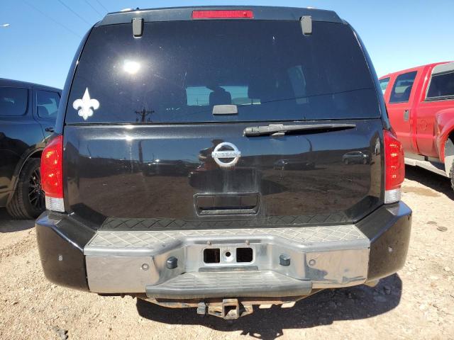 5N1AA08C77N719996 - 2007 NISSAN ARMADA SE BLACK photo 6