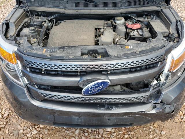1FM5K8F82FGB67435 - 2019 FORD EXPLORER LIMITED Gris foto 12