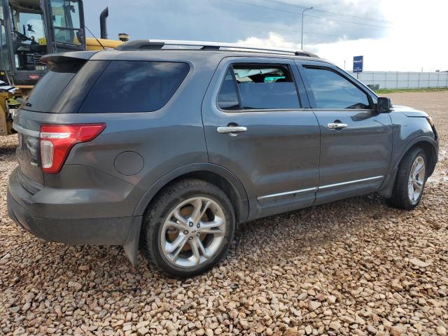 1FM5K8F82FGB67435 - 2019 FORD EXPLORER LIMITED Gris foto 3