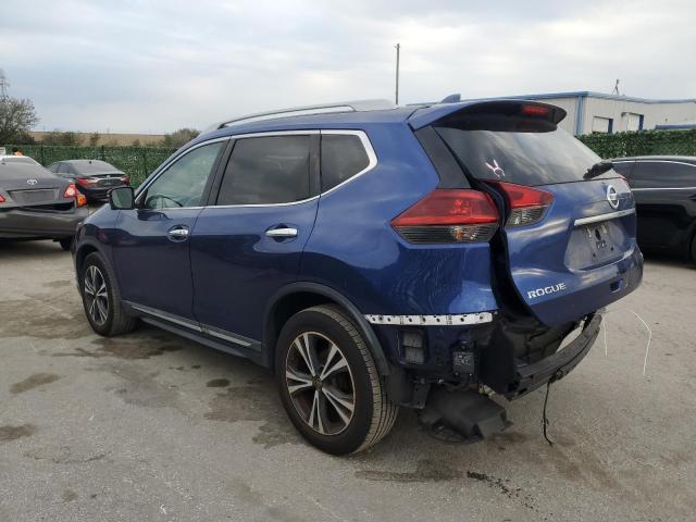 5N1AT2MT6JC800907 - 2018 NISSAN ROGUE S BLUE photo 2