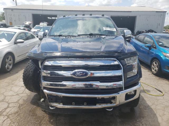 1FTFX1EF4FFC59668 - 2015 FORD F150 SUPER CAB BLUE photo 5