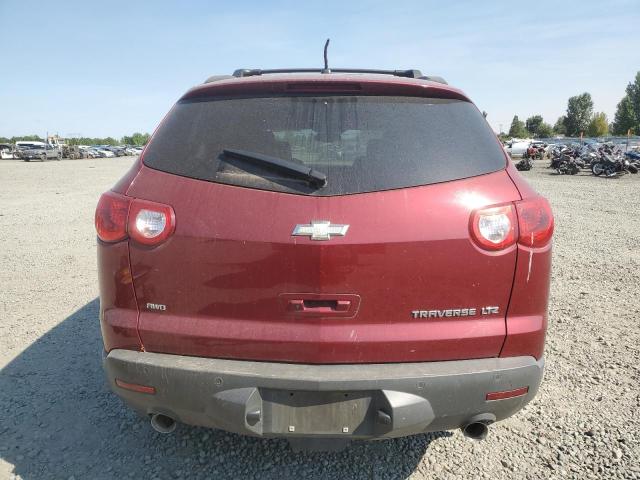 1GNKVLED6BJ161383 - 2011 CHEVROLET TRAVERSE LTZ MAROON photo 6