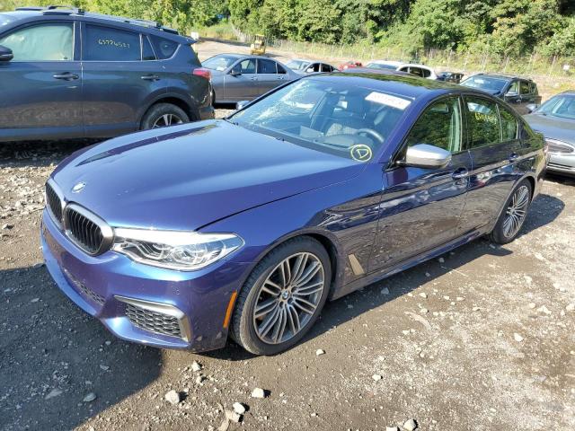 WBAJB9C5XJB287313 - 2018 BMW M550XI BLUE photo 1