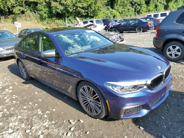 WBAJB9C5XJB287313 - 2018 BMW M550XI BLUE photo 4