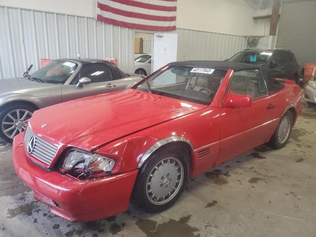 WDBFA66E3MF022315 - 1991 MERCEDES-BENZ 500 SL RED photo 1