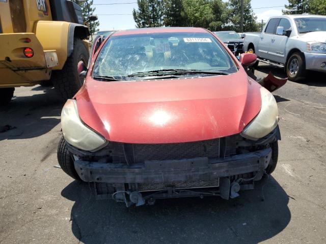 KMHDH4AE2CU195183 - 2012 HYUNDAI ELANTRA GLS RED photo 5