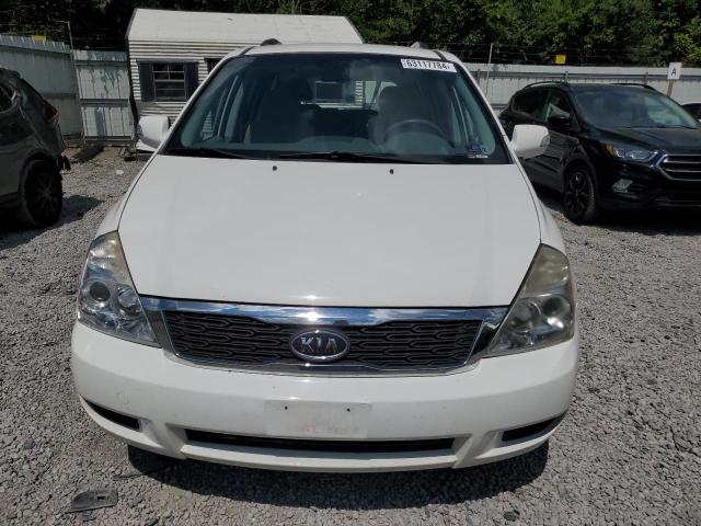 KNDMG4C78C6473224 - 2012 KIA SEDONA LX WHITE photo 5