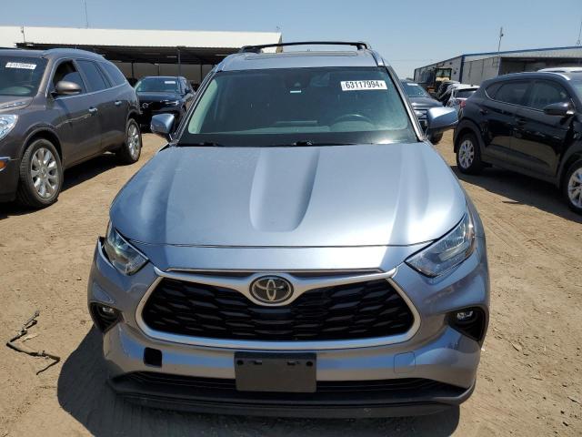 5TDHZRBH5LS031648 - 2020 TOYOTA HIGHLANDER XLE BLUE photo 5