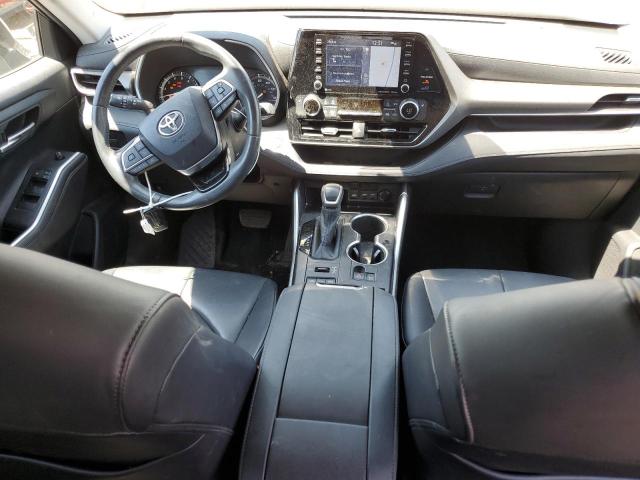 5TDHZRBH5LS031648 - 2020 TOYOTA HIGHLANDER XLE BLUE photo 8