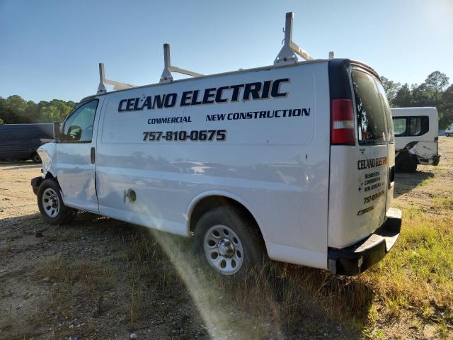 1GCUGADX3A1121045 - 2010 CHEVROLET EXPRESS G1 WHITE photo 2