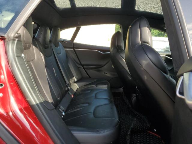5YJSA1E11HF210360 - 2017 TESLA MODEL S RED photo 10
