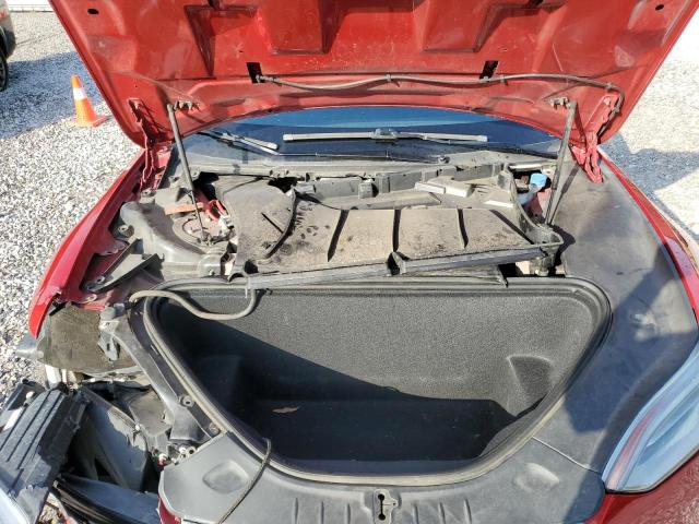 5YJSA1E11HF210360 - 2017 TESLA MODEL S RED photo 11