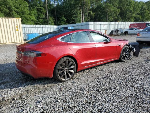5YJSA1E11HF210360 - 2017 TESLA MODEL S RED photo 3