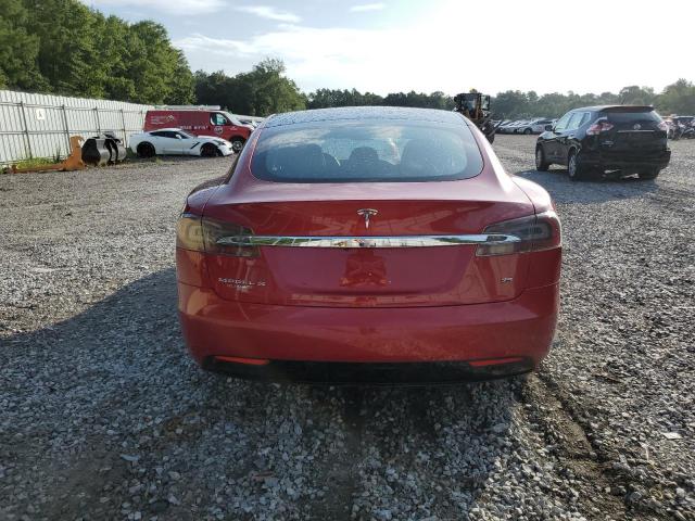 5YJSA1E11HF210360 - 2017 TESLA MODEL S RED photo 6