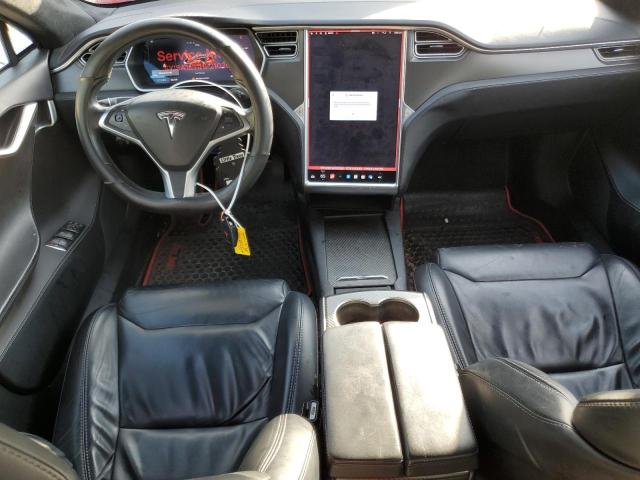 5YJSA1E11HF210360 - 2017 TESLA MODEL S RED photo 8