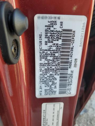 4T1BE30K72U112931 - 2002 TOYOTA CAMRY LE BURGUNDY photo 13