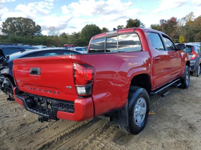 3TMCZ5AN4KM275963 - 2019 TOYOTA TACOMA DOUBLE CAB RED photo 4