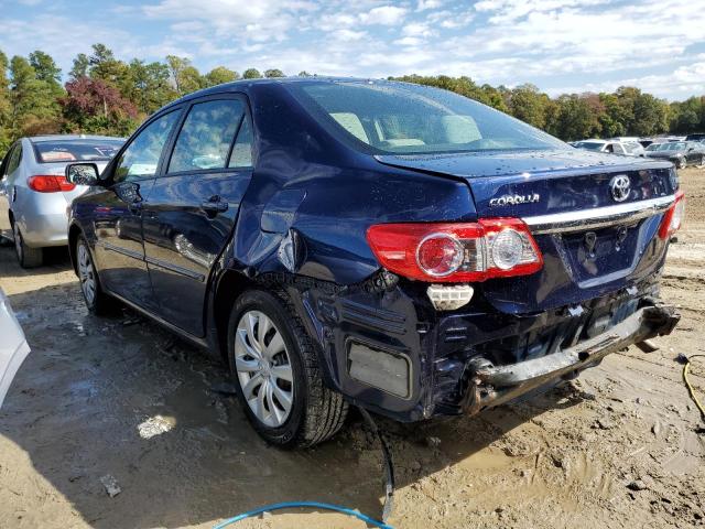 2T1BU4EE1CC899177 - 2012 TOYOTA COROLLA BASE BLUE photo 3