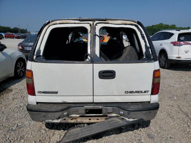 1GNEK13V31J213380 - 2001 CHEVROLET TAHOE K1500 WHITE photo 6