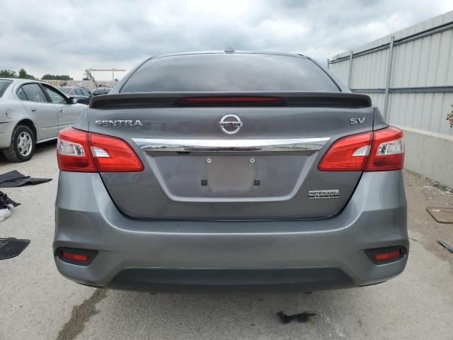 3N1AB7APXKY310560 - 2019 NISSAN SENTRA S GRAY photo 6