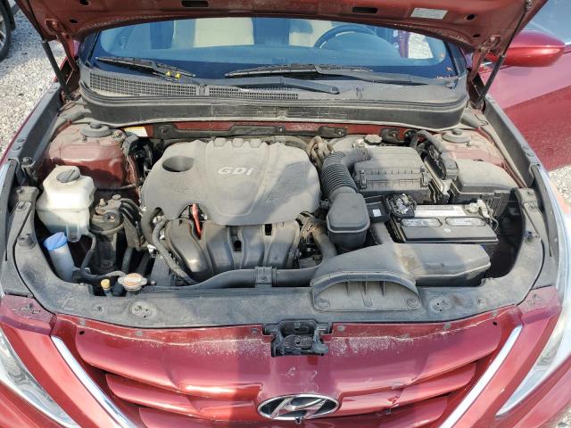 5NPEB4AC8DH541662 - 2013 HYUNDAI SONATA GLS RED photo 11