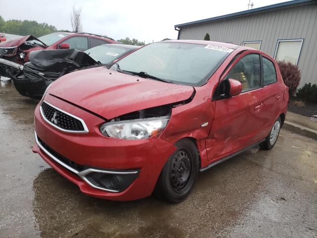 ML32A3HJ2KH013988 - 2019 MITSUBISHI MIRAGE ES RED photo 1