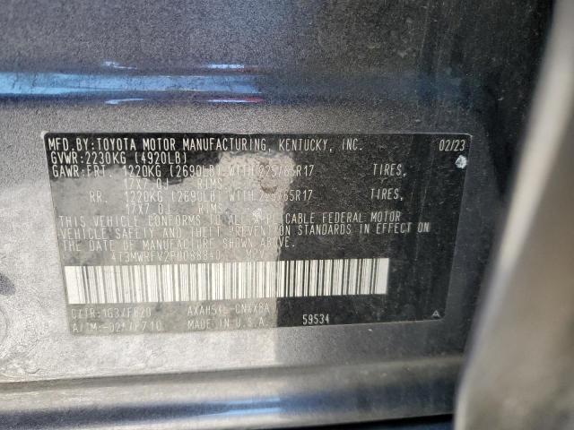 4T3MWRFV2PU088840 - 2023 TOYOTA RAV4 LE Grau Foto 13