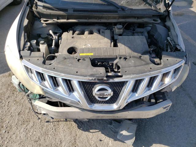 JN8AZ1MU4AW019117 - 2010 NISSAN MURANO S SILVER photo 12