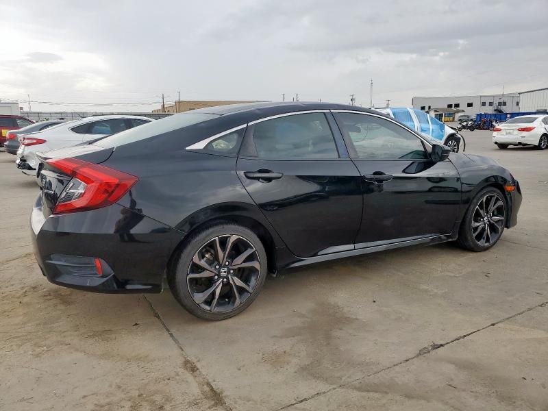 19XFC2F80KE013724 - 2019 HONDA CIVIC SPORT შავი ფოტო 3