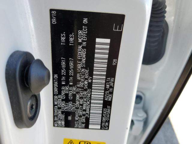 JTJBARBZ9K2194070 - 2019 LEXUS NX 300 BASE Ağ foto 13