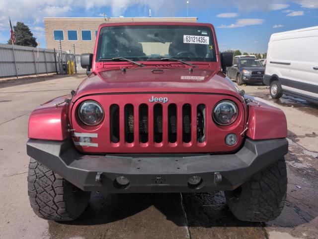 1C4HJWEG3CL195832 - 2012 JEEP WRANGLER U SAHARA MAROON photo 5