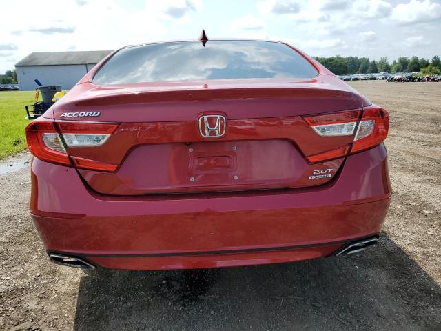 1HGCV2F99KA027177 - 2019 HONDA ACCORD TOURING RED photo 6