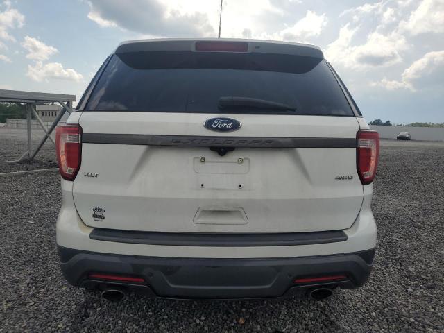 1FM5K8D87JGA00273 - 2018 FORD EXPLORER XLT Blanco foto 6
