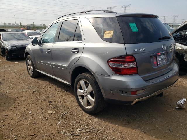 4JGBB8GB7BA743532 - 2011 MERCEDES-BENZ ML 350 4MATIC GRAY photo 2