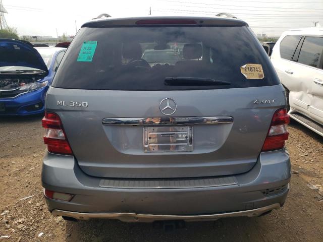 4JGBB8GB7BA743532 - 2011 MERCEDES-BENZ ML 350 4MATIC GRAY photo 6