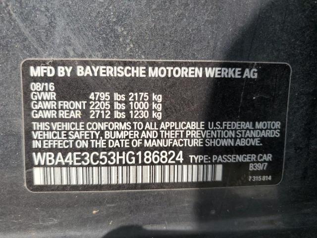 WBA4E3C53HG186824 - 2017 BMW 440I GRAN COUPE CHARCOAL photo 12