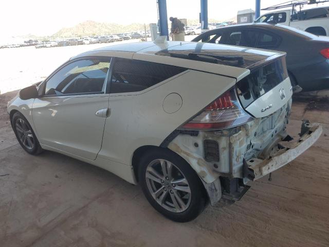 JHMZF1D66DS003097 - 2013 HONDA CR-Z EX WHITE photo 2