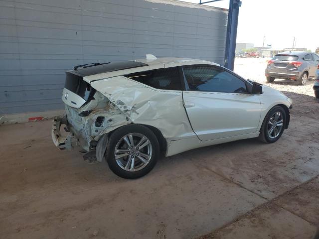 JHMZF1D66DS003097 - 2013 HONDA CR-Z EX WHITE photo 3