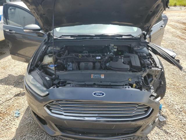 3FA6P0H70FR137641 - 2015 FORD FUSION SE GRAY photo 11