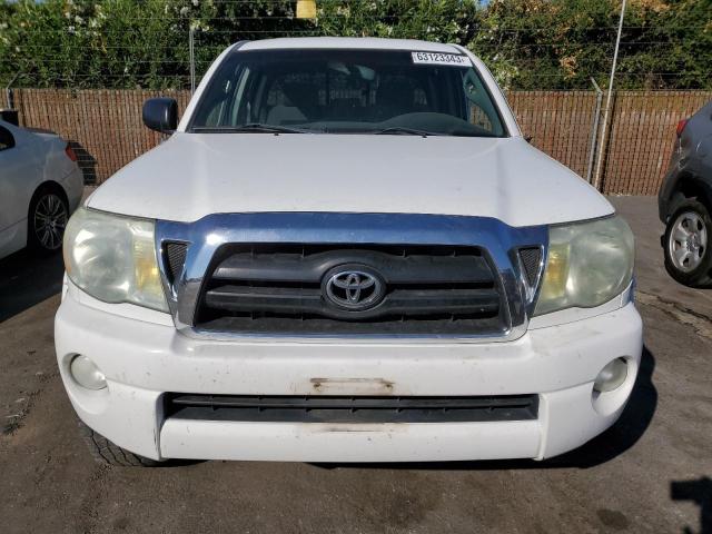 5TEKU72N17Z442522 - 2007 TOYOTA TACOMA DOUBLE CAB PRERUNNER LONG BED WHITE photo 5