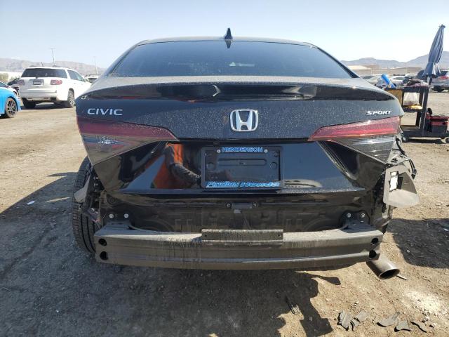 2HGFE2F51SH535509 - 2025 HONDA CIVIC SPORT BLACK photo 6